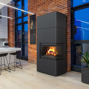 chimenea insertable de esquina