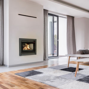 chimenea insertable de leña