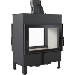 chimenea insertable de doble cara