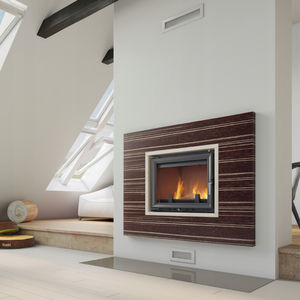 chimenea insertable de leña