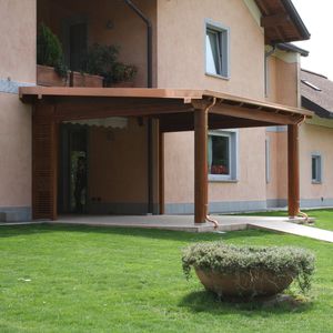 pérgola adosada