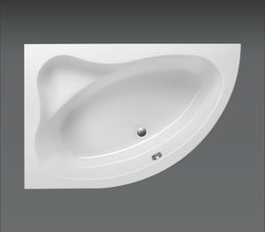 bañera de esquina / de fibra acrílica