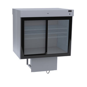 vitrina refrigerada de estantes