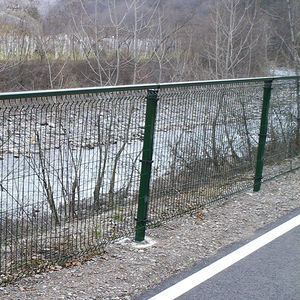 valla de rejilla soldada