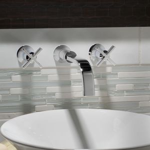 grifo bimando para lavabo
