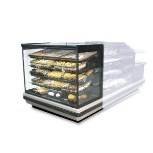 vitrina refrigerada de estantes