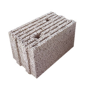 bloque de hormigón macizo