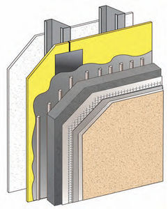 aislante termoacústico / de Neopor / para aislamiento térmico exterior SATE / tipo panel