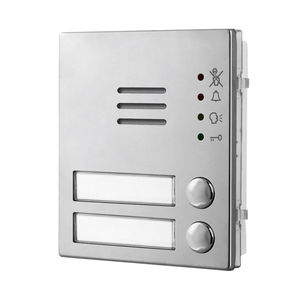 módulo de interfono de aluminio anodizado