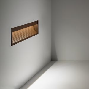 luminaria empotrable de pared