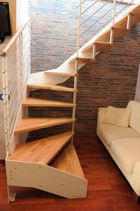 escalera en L