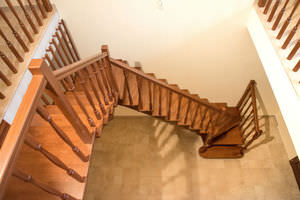 escalera en L