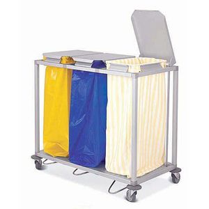 carrito para desechos