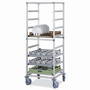 carrito para clasificador de vajilla