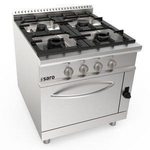 cocina con horno de gas