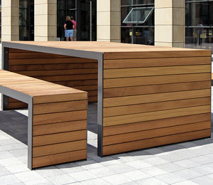 mesa de pícnic contemporánea
