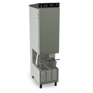 dispensador de alimentos secos en encimera