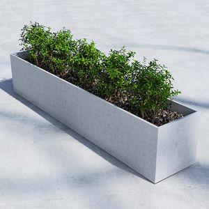 jardinera de hormigón reforzado con fibra