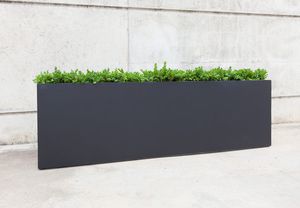 jardinera de hormigón reforzado con fibra