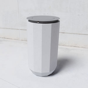 cubo de basura público