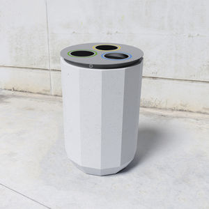 cubo de basura público