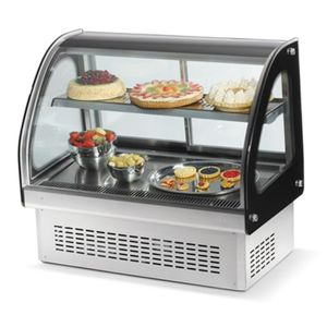 vitrina calefactada con base
