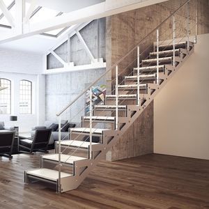 escalera recta