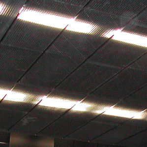 falso techo de aluminio / de acero / de acero galvanizado / de acero inoxidable