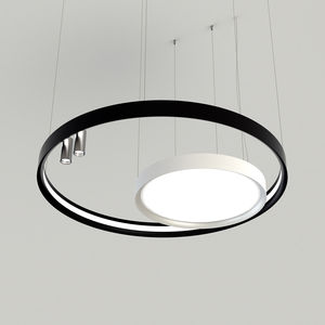 lámpara suspendida / contemporánea / de aluminio / de interior