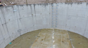 cisterna de almacenamiento de agua