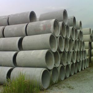 Canalización de hormigón prefabricado