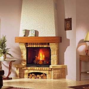 revestimiento de chimenea clásico