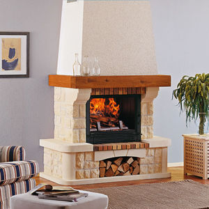 revestimiento de chimenea clásico