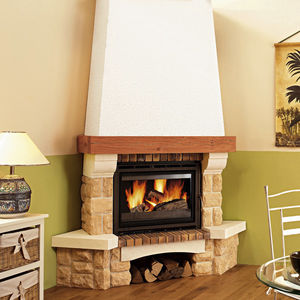 revestimiento de chimenea clásico