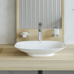 lavabo con grifo mezclador