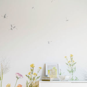 papel pintado moderno / de flores / hecho a mano / ignífugo