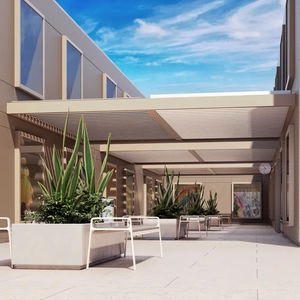 pérgola adosada