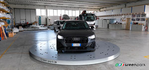 plataforma para coches giratoria