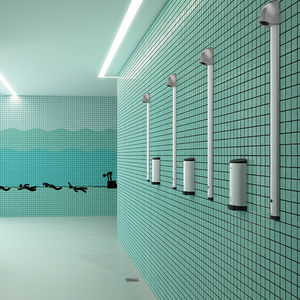 dispensador de jabón para baño público