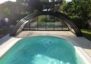 cubierta para piscina baja