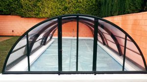 cubierta para piscina baja