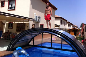 cubierta para piscina baja