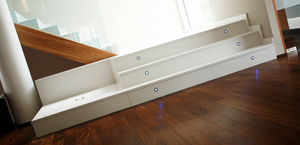 escalón madera