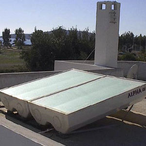 calentador de agua solar