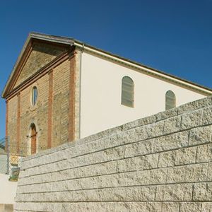 muro de contención de hormigón