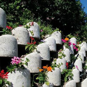 muro de contención de hormigón