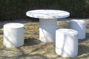 mesa de pícnic contemporánea