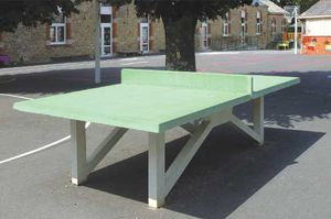 mesa de ping-pong contemporánea