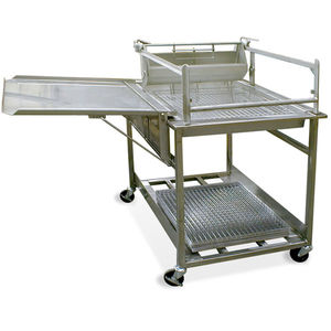 mesa de preparación para glasear bollería