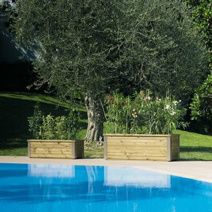 jardinera de madera